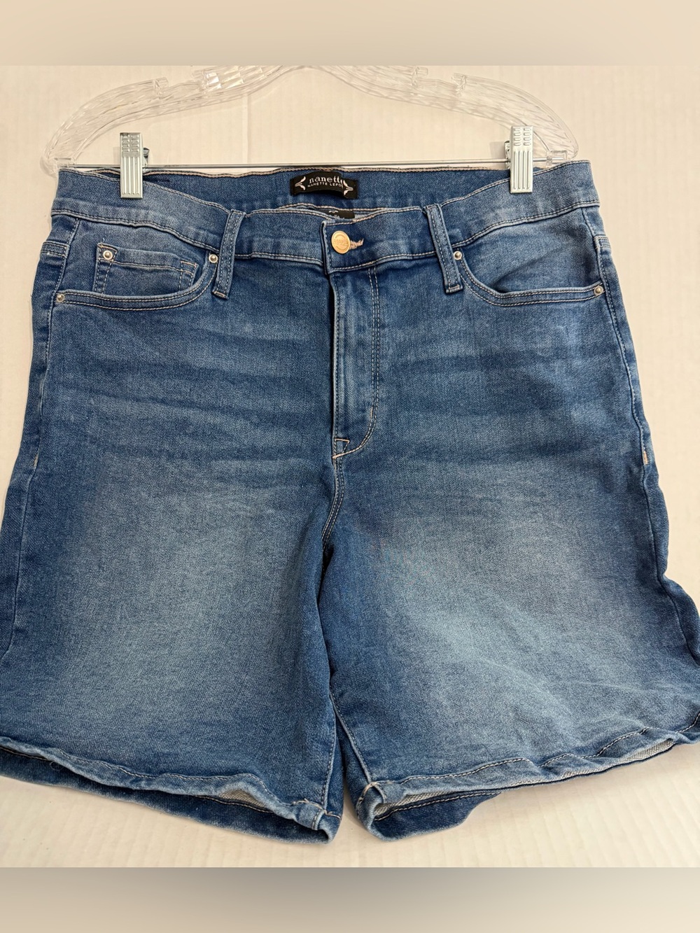 Nanette Lepore Classic Blue Denim Jean Shorts